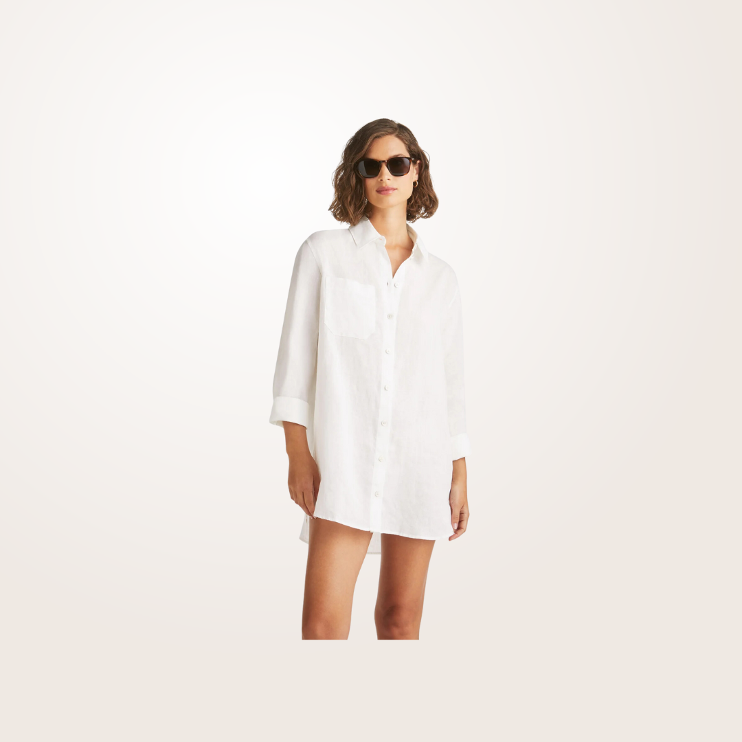 Sicily Linen Cover Up