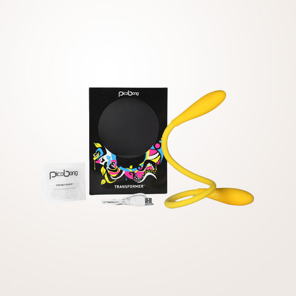 Transformer Multifunctional Vibrator Yellow By Picobong Pepper Together