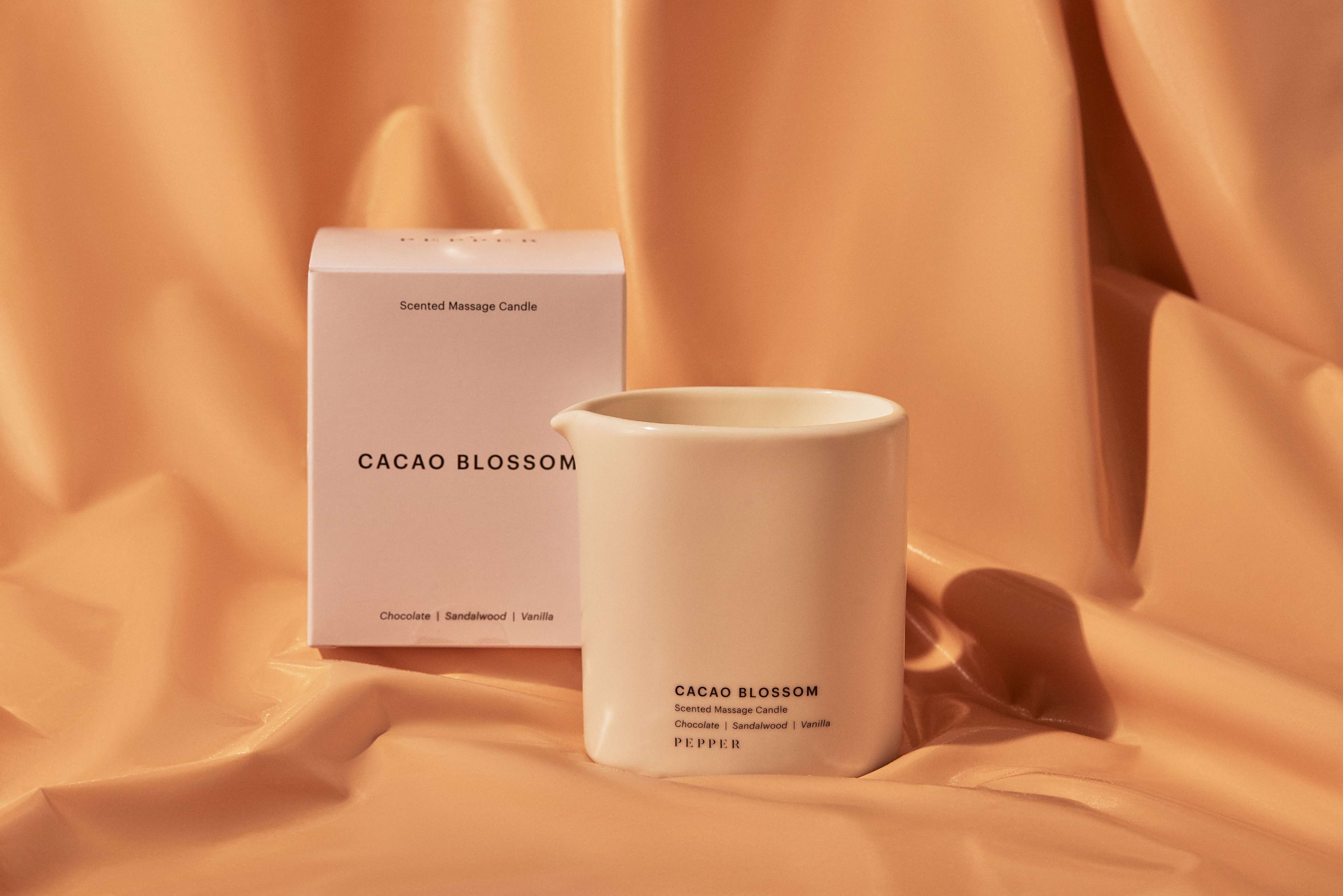 Cacao Blossom Massage Candle